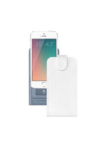 Чехол для мобильного телефона Deppa Flip Cover размер 3.5"-4.3", белый