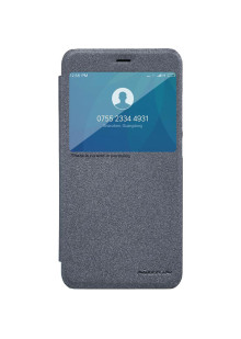 Чехол для Xiaomi Redmi Note 5A Prime Nillkin Sparkle Leather Case, черный