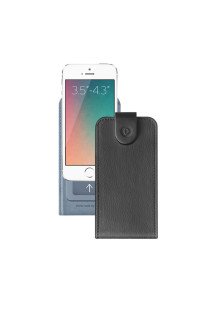 Чехол для мобильного телефона Deppa Flip Cover размер 3.5"-4.3",черный
