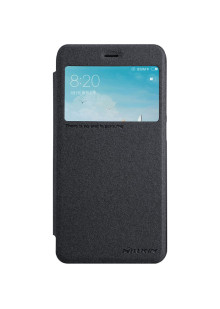 Чехол для Xiaomi Redmi 4X Nillkin Sparkle Leather Case, черный